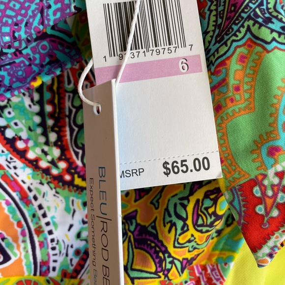 NWT Bleu/Rod Beattie Paisley Size 6 Bikini Bottom - Picture 9 of 12